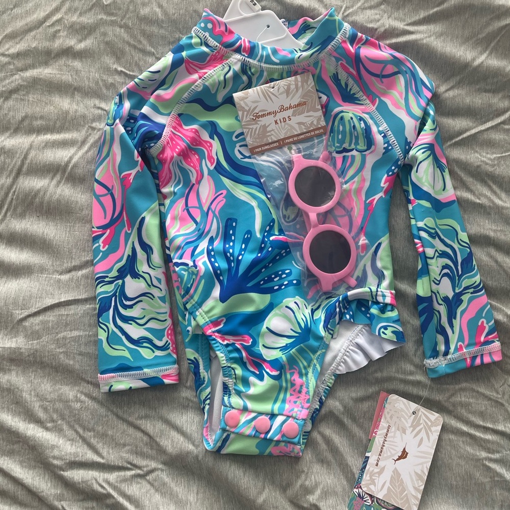 Toddler Swimsuit & Sunglasses